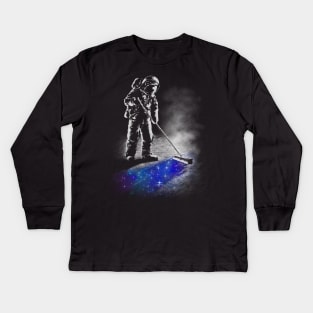 Stardust Sweeper Kids Long Sleeve T-Shirt